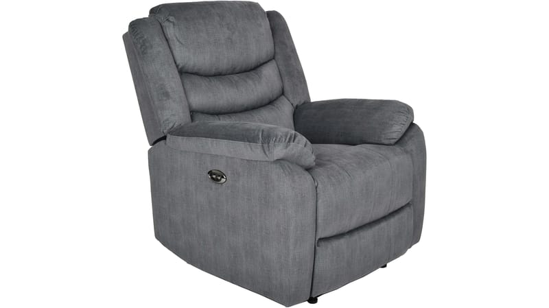 Olvani Reclinerfåtölj i tyg elektrisk - Grå - Möbler - Stolar & fåtöljer - Fåtölj - Biofåtölj & reclinerfåtölj