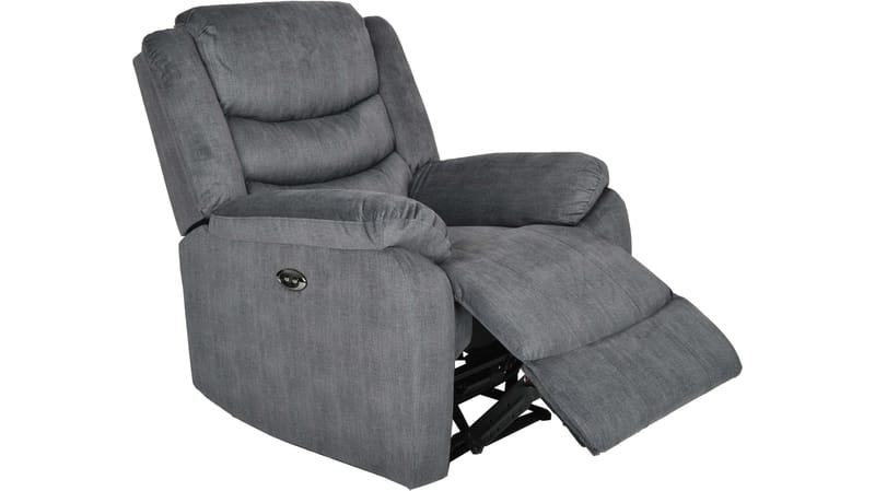 Olvani Reclinerfåtölj i tyg elektrisk - Grå - Möbler - Stolar & fåtöljer - Fåtölj - Biofåtölj & reclinerfåtölj