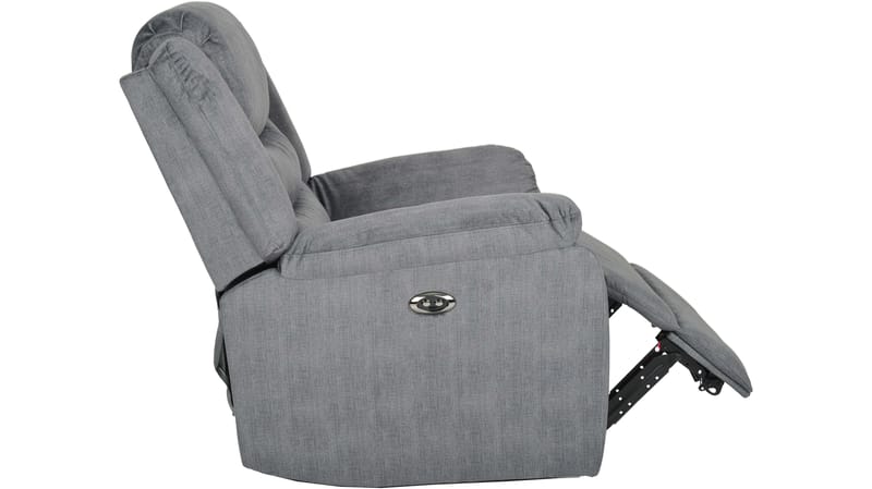Olvani Reclinerfåtölj i tyg elektrisk - Grå - Möbler - Stolar & fåtöljer - Fåtölj - Biofåtölj & reclinerfåtölj