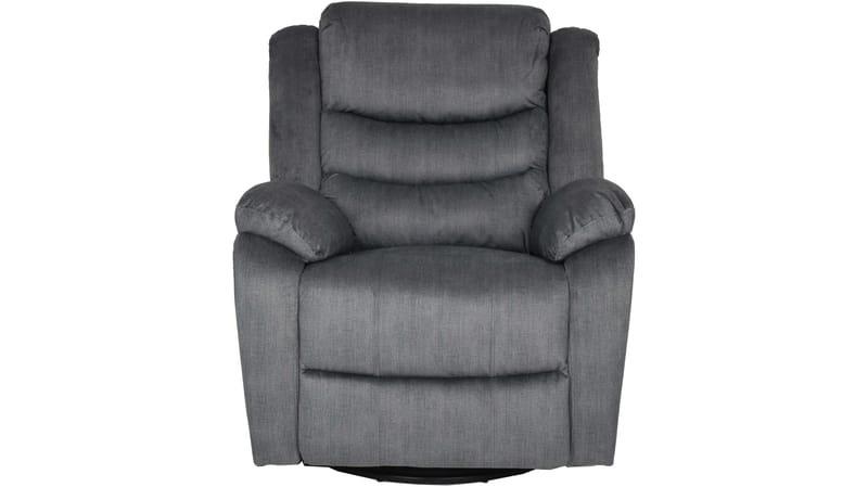 Olvani Reclinerfåtölj i tyg manuell - Grå - Möbler - Stolar & fåtöljer - Fåtölj - Biofåtölj & reclinerfåtölj
