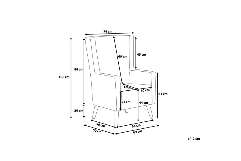 Oneida Fåtölj - Gul - Möbler - Stolar & fåtöljer - Fåtölj