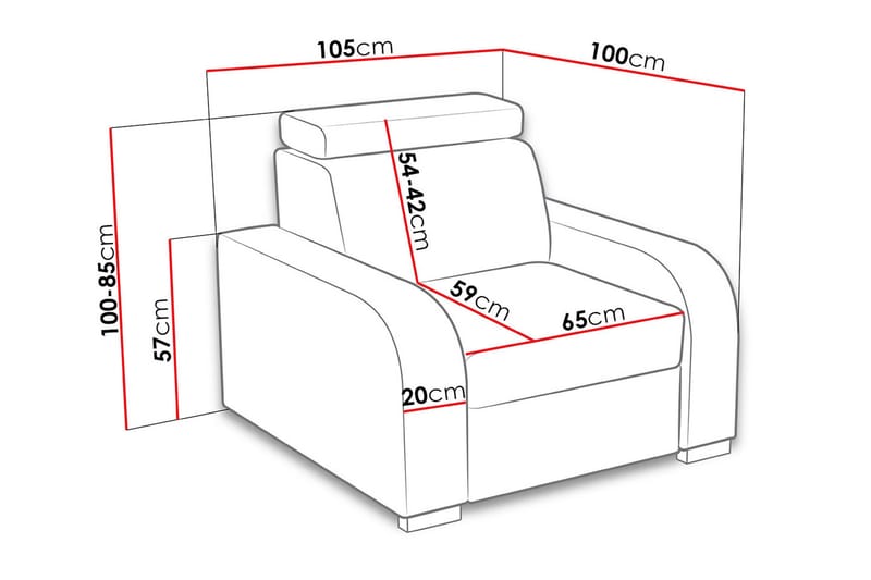 Oslo Fåtölj - Brun - Möbler - Stolar & fåtöljer - Fåtölj