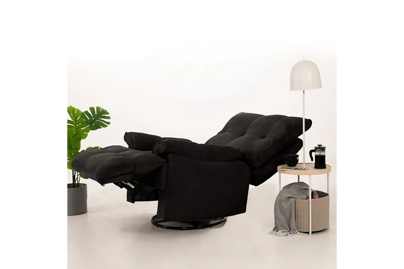 Osmara Reclinerfåtölj Elektrisk - Svart - Möbler - Stolar & fåtöljer - Fåtölj - Biofåtölj & reclinerfåtölj