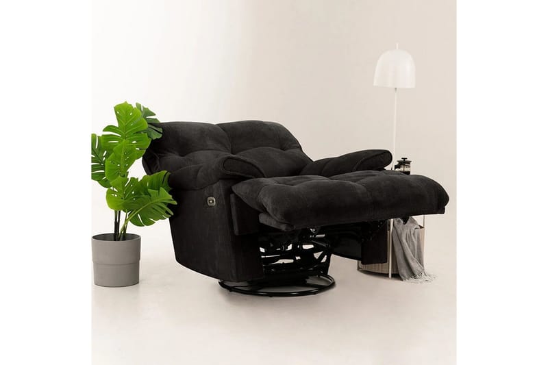 Osmara Reclinerfåtölj Elektrisk - Svart - Möbler - Stolar & fåtöljer - Fåtölj - Liggfåtölj