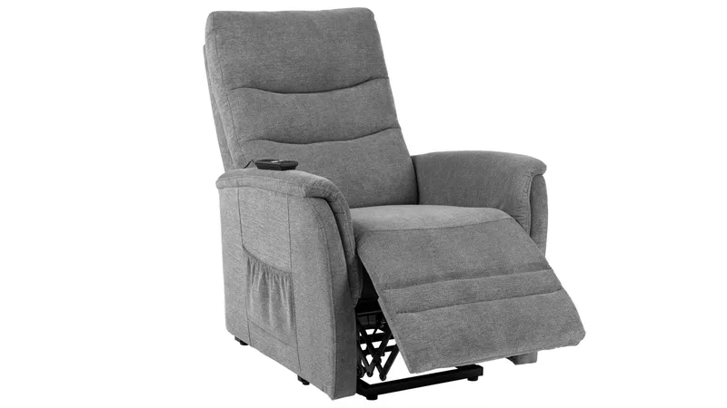 Owlcreak Reclinerfåtölj med Lift Elektrisk - Grå - Möbler - Stolar & fåtöljer - Fåtölj - Biofåtölj & reclinerfåtölj