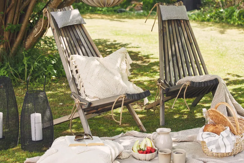 Park Solstol - Grå - Utemöbler - Loungemöbler - Loungestol utomhus