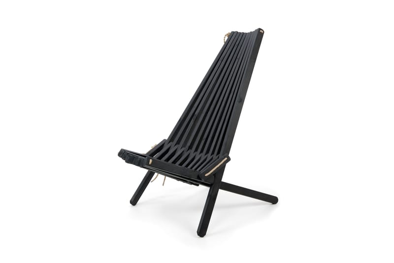 Park Solstol - Svart - Utemöbler - Loungemöbler - Loungestol utomhus