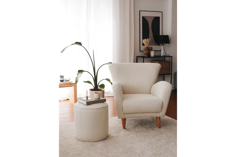 Patwa Teddy Fåtölj White - Vit - Möbler - Stolar & fåtöljer - Fåtölj