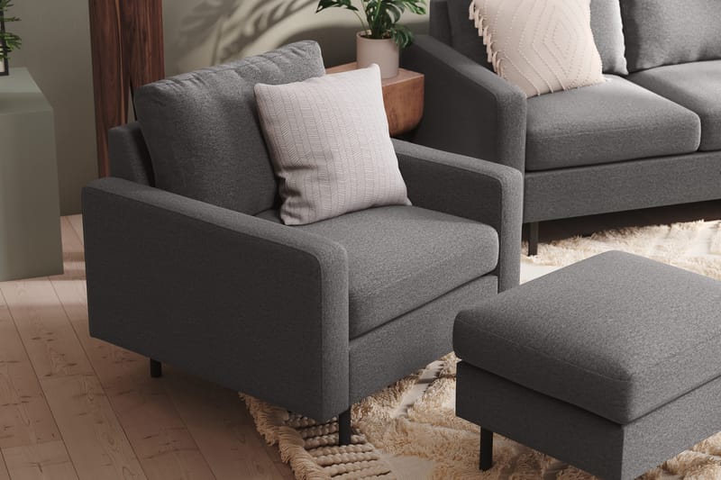 Peppe Fåtölj - Ljusgrå - Möbler - Stolar & fåtöljer - Fåtölj