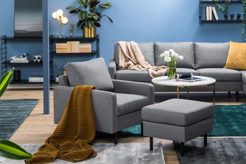 Peppe Fåtölj - Ljusgrå - Möbler - Stolar & fåtöljer - Fåtölj