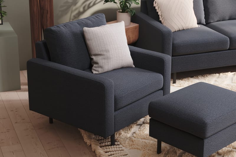 Peppe Fåtölj - Mörkgrå - Möbler - Stolar & fåtöljer - Fåtölj