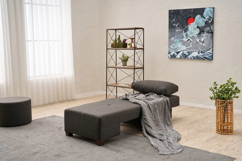 Perenna Bäddfåtölj - Antracit - Möbler - Stolar & fåtöljer - Fåtölj - Bäddfåtölj