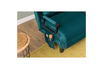 Quorin Bäddfåtölj - Petrol Grön - Möbler - Soffa - Bäddsoffa - Bäddsoffa framåtbäddad