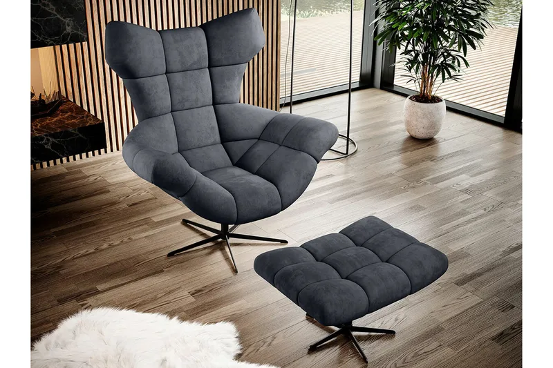 Rathkeale Fåtölj Dark grey - Möbler - Stolar & fåtöljer - Fåtölj