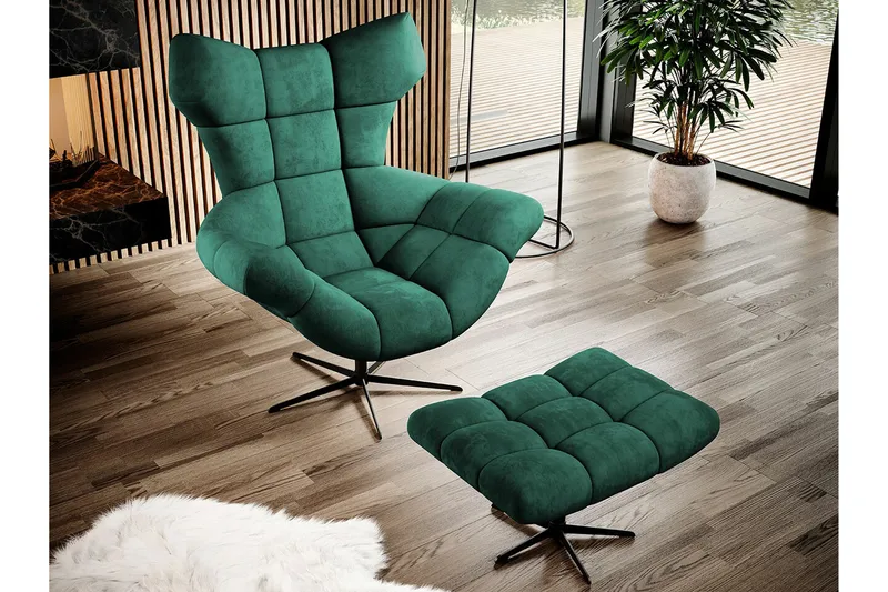 Rathkeale Fåtölj Green/Black - Möbler - Stolar & fåtöljer - Fåtölj