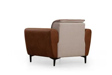 Rebelo Fåtölj - Beige - Möbler - Stolar & fåtöljer - Fåtölj - Skinnfåtölj & läderfåtölj