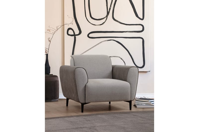 Rebelo Fåtölj - Grå - Möbler - Stolar & fåtöljer - Fåtölj