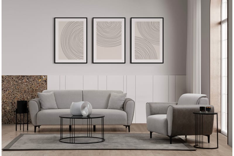 Rebelo Fåtölj - Grå - Möbler - Stolar & fåtöljer - Fåtölj