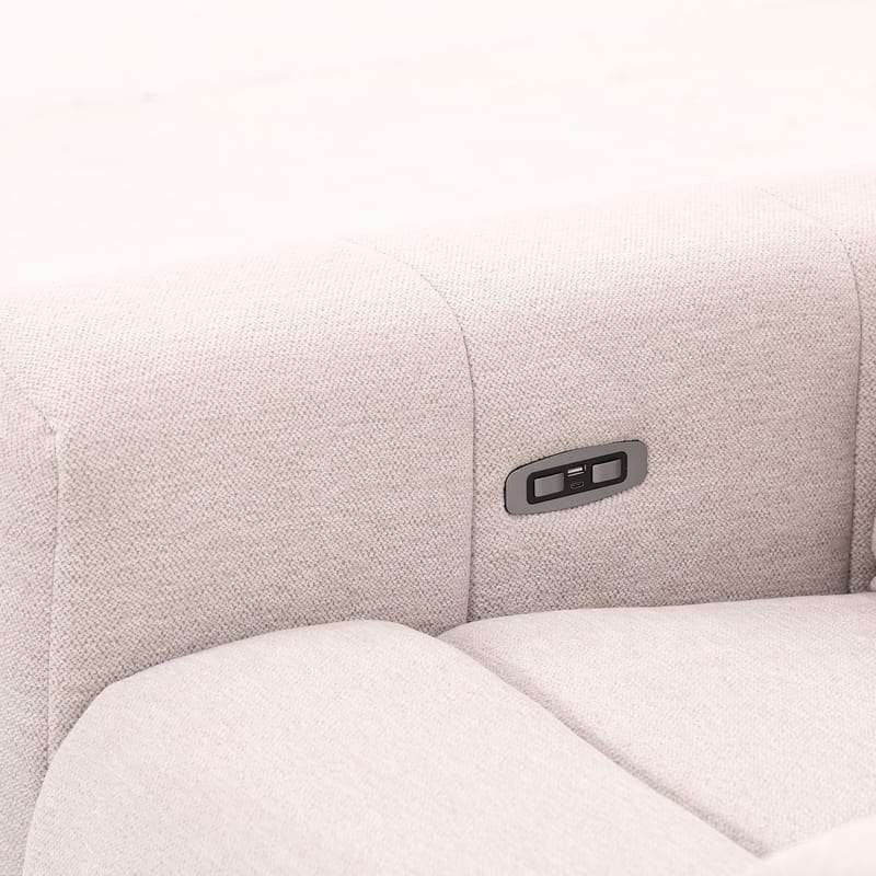 Reclinerfåtölj Ödmark med elektrisk mekanism - ljusbeige - Möbler - Stolar & fåtöljer - Fåtölj - Biofåtölj & reclinerfåtölj