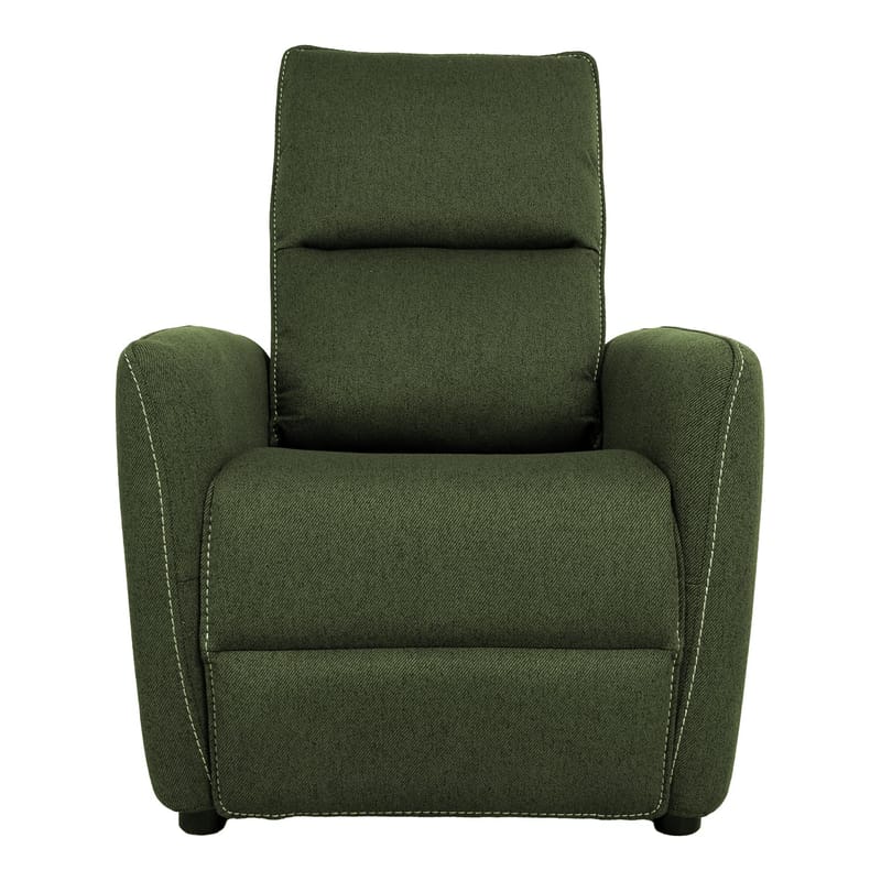 Reclinerfåtölj Örsvik med push back-mekanism - grön - Möbler - Stolar & fåtöljer - Fåtölj - Fåtölj med fotpall
