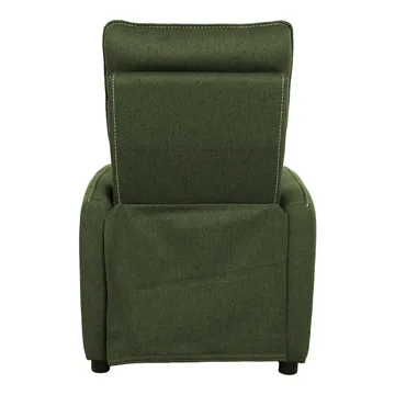 Reclinerfåtölj Örsvik med push back-mekanism - grön - Möbler - Stolar & fåtöljer - Fåtölj - Fåtölj med fotpall
