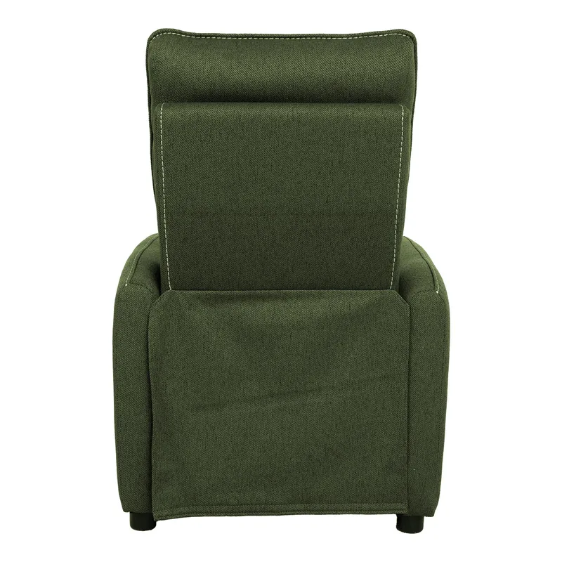 Reclinerfåtölj Örsvik med push back-mekanism - grön - Möbler - Stolar & fåtöljer - Fåtölj - Fåtölj med fotpall
