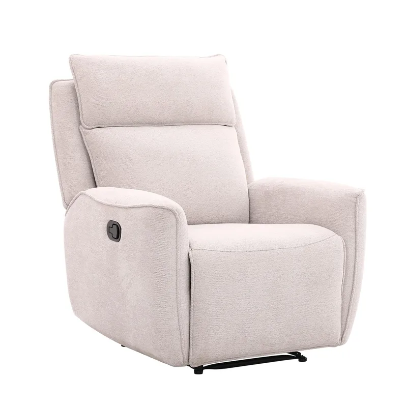 Reclinerfåtölj Östvik med manuell mekanism, beige