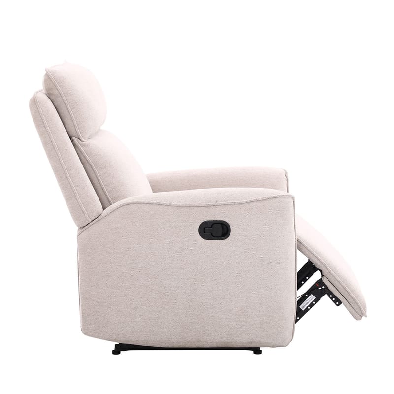 Reclinerfåtölj Östvik med manuell mekanism - beige - Möbler - Stolar & fåtöljer - Fåtölj - Biofåtölj & reclinerfåtölj