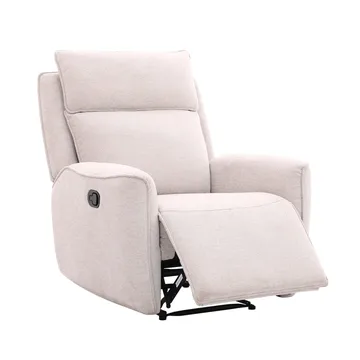 Reclinerfåtölj Östvik med manuell mekanism - beige - Möbler - Stolar & fåtöljer - Fåtölj - Biofåtölj & reclinerfåtölj