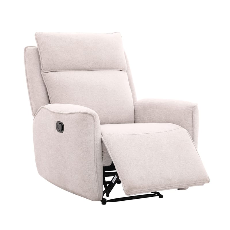 Reclinerfåtölj Östvik med manuell mekanism - beige - Möbler - Stolar & fåtöljer - Fåtölj - Biofåtölj & reclinerfåtölj