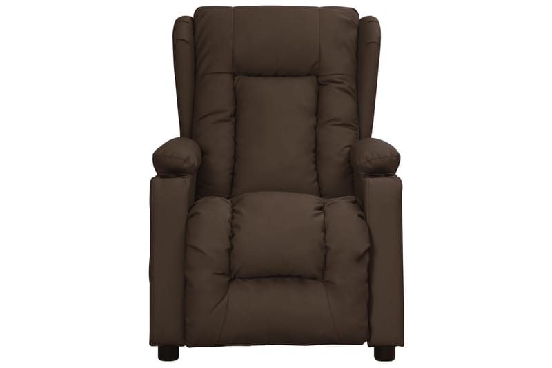Reclinerfåtölj brun konstläder - Brun - Möbler - Stolar & fåtöljer - Fåtölj - Biofåtölj & reclinerfåtölj