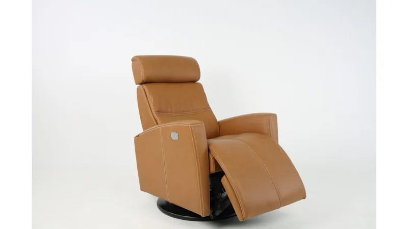 Reclinerfåtölj Bulgarsk - Cognac - Möbler - Stolar & fåtöljer - Fåtölj - Snurrfåtölj