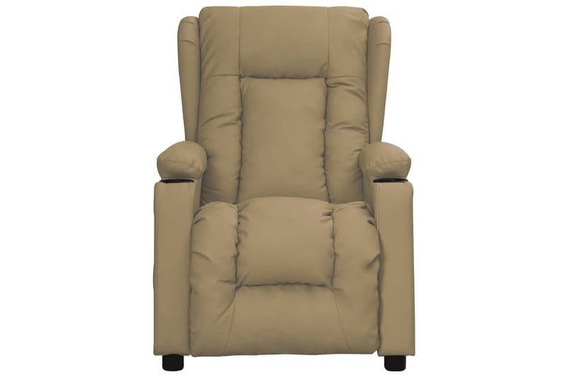 Reclinerfåtölj cappuccino konstläder - Brun - Möbler - Stolar & fåtöljer - Fåtölj - Biofåtölj & reclinerfåtölj