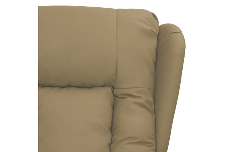 Reclinerfåtölj cappuccino konstläder - Brun - Möbler - Stolar & fåtöljer - Fåtölj - Biofåtölj & reclinerfåtölj
