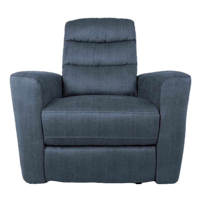 Reclinerfåtölj Darvi med elektrisk mekanism - blå - Möbler - Stolar & fåtöljer - Fåtölj - Biofåtölj & reclinerfåtölj