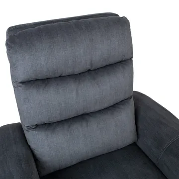 Reclinerfåtölj Darvi med elektrisk mekanism - grå sammet - Möbler - Stolar & fåtöljer - Fåtölj - Biofåtölj & reclinerfåtölj