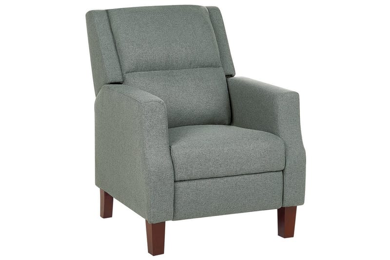 Reclinerfåtölj Egersund Grönt/mörkt trä, Grönt/mörkt trä