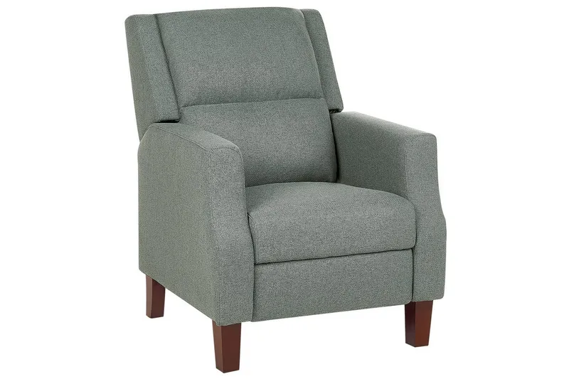 Reclinerfåtölj Egersund Grönt/mörkt trä, Grönt/mörkt trä