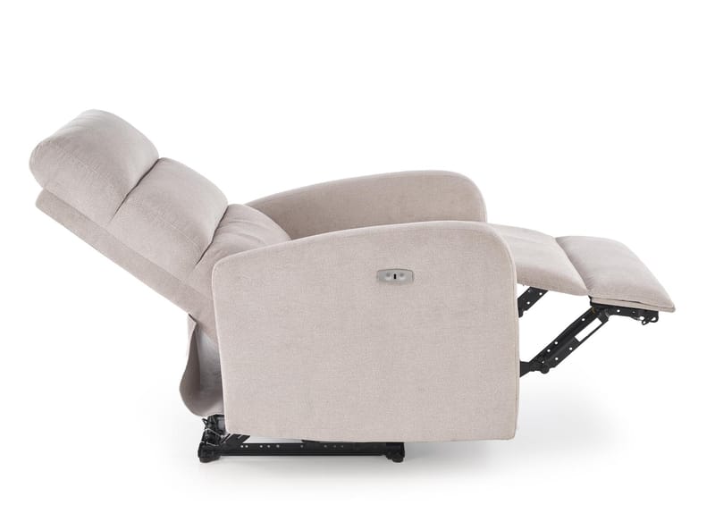 Reclinerfåtölj elektrisk - Ljusbeige - Ljusbeige - Möbler - Stolar & fåtöljer - Fåtölj - Biofåtölj & reclinerfåtölj