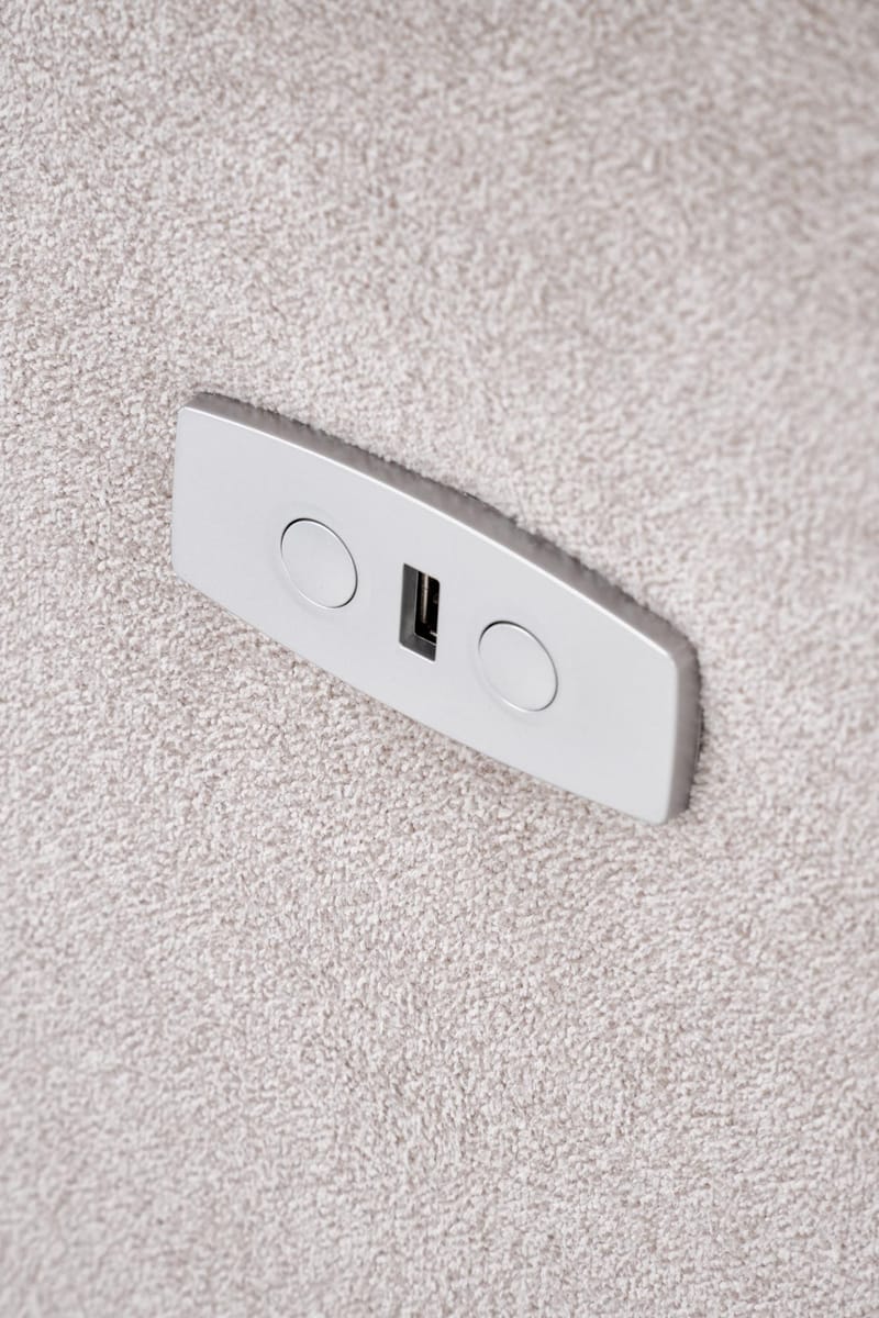 Reclinerfåtölj elektrisk - Ljusbeige - Ljusbeige - Möbler - Stolar & fåtöljer - Fåtölj - Biofåtölj & reclinerfåtölj
