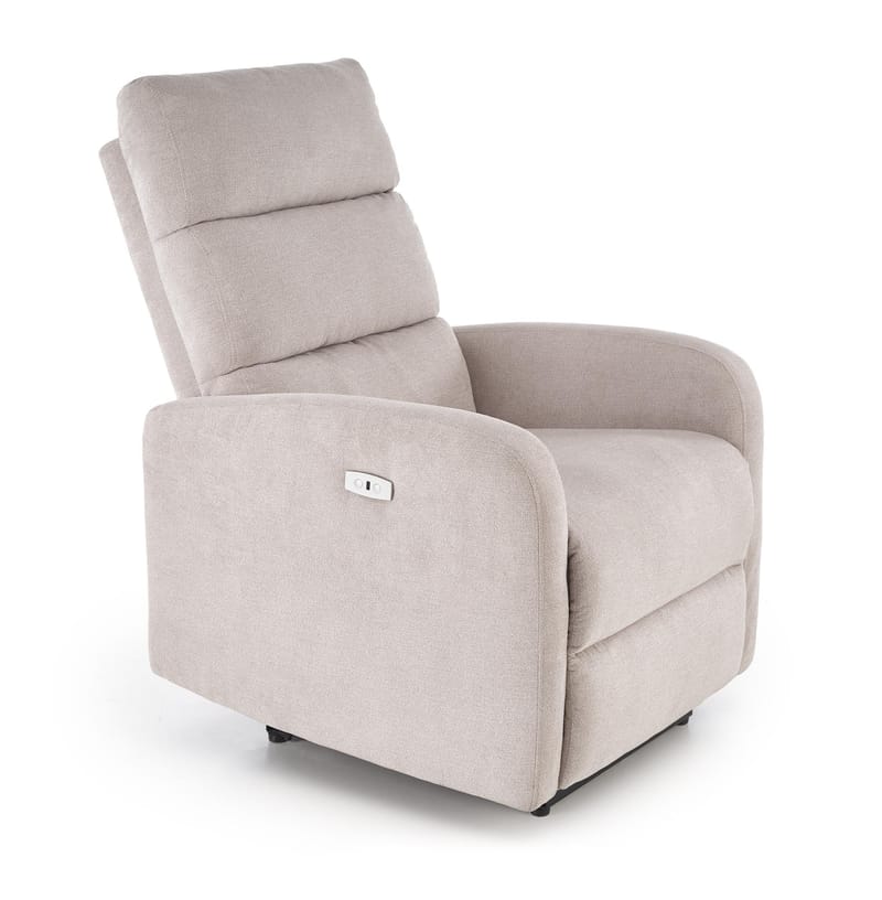 Reclinerfåtölj elektrisk - Ljusbeige - Ljusbeige - Möbler - Stolar & fåtöljer - Fåtölj - Biofåtölj & reclinerfåtölj