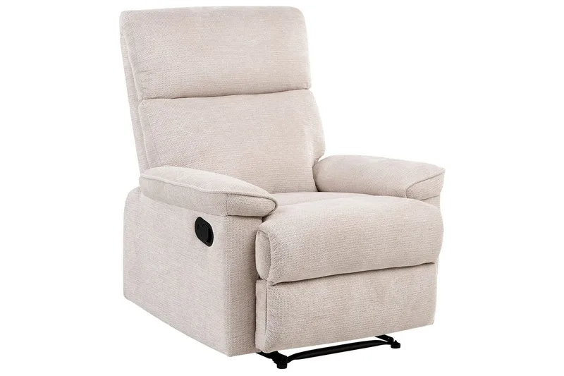 Reclinerfåtölj Everton - Beige - Möbler - Stolar & fåtöljer - Fåtölj - Liggfåtölj