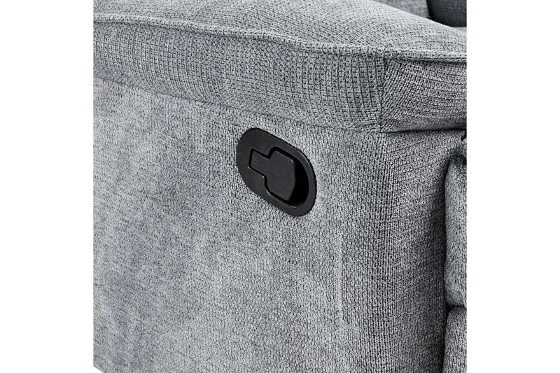 Reclinerfåtölj Everton - Grå - Möbler - Stolar & fåtöljer - Fåtölj - Biofåtölj & reclinerfåtölj