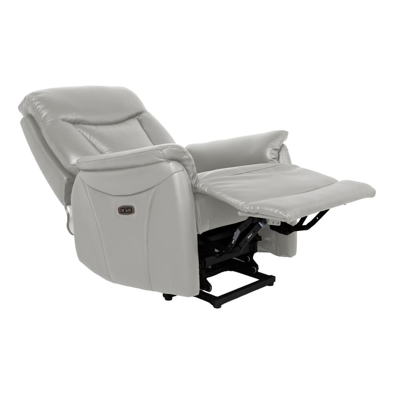Reclinerfåtölj Gårdal med elektrisk lyftmekanism läder - Beige - Möbler - Stolar & fåtöljer - Fåtölj - Seniorfåtölj