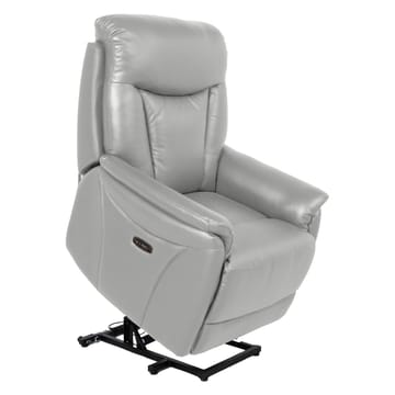 Reclinerfåtölj Gårdal med elektrisk lyftmekanism läder - Beige - Möbler - Stolar & fåtöljer - Fåtölj - Skinnfåtölj & läderfåtölj