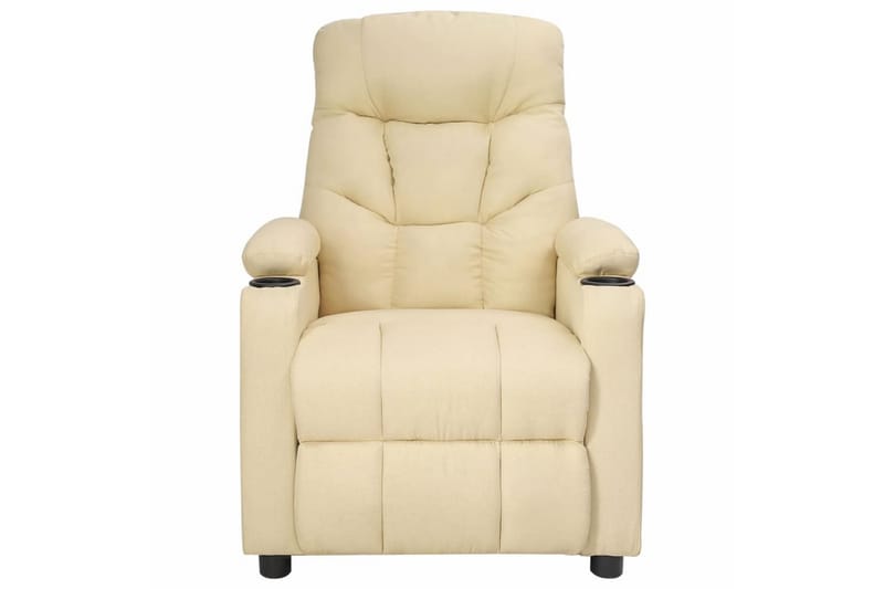 Reclinerfåtölj gräddvit tyg - Kräm - Möbler - Stolar & fåtöljer - Fåtölj - Biofåtölj & reclinerfåtölj