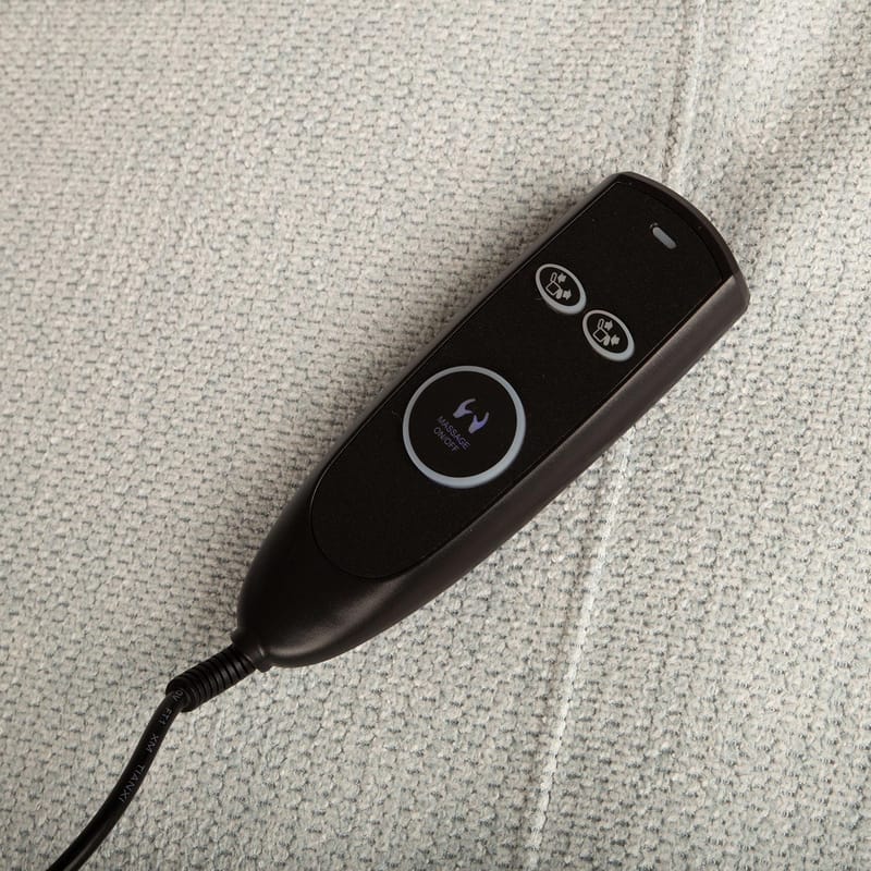 Reclinerfåtölj Gränor med elektrisk mekanism och massagefunktion - blågrå - Möbler - Stolar & fåtöljer - Fåtölj - Massagestol & massagefåtölj
