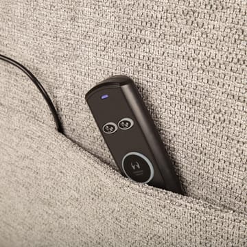 Reclinerfåtölj Gränor med elektrisk mekanism och massagefunktion - Grå - Möbler - Stolar & fåtöljer - Fåtölj - Massagestol & massagefåtölj