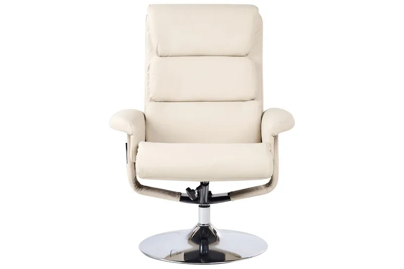 Reclinerfåtölj Legend - Beige, Silver - Möbler - Stolar & fåtöljer - Fåtölj - Massagestol & massagefåtölj