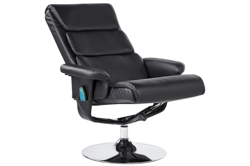 Reclinerfåtölj Legend - Svart, Silver - Möbler - Stolar & fåtöljer - Fåtölj - Massagestol & massagefåtölj